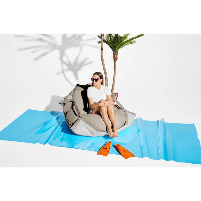 Pouf D'extérieur Fatboy Original Floatzac - Gris Taupe 4 Pouf D'extérieur Fatboy Original Floatzac - Gris Taupe – Image 2