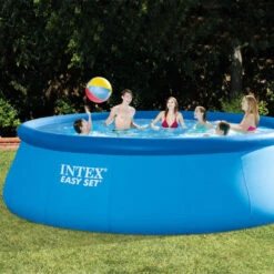 Piscine Autoportée Intex Easy Set 4,57 X 1,22 M + Épurateur + Accessoires -Raviday Piscine 26168np kit piscine gonflable easy set 1