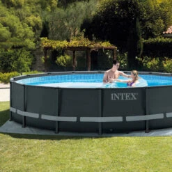 Piscine Tubulaire Ronde Intex Ultra XTR 4,88 X 1,22m 10 Piscine Tubulaire Ronde Intex Ultra XTR 4,88 X 1,22m -Raviday Piscine 26326gn piscine tubulaire intex ultra xtr frame 4 88 1 22 m couple