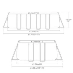 Piscine Tubulaire Intex Ultra XTR 5,49 X 2,74 X 1,32 M -Raviday Piscine 26356gn piscine tubulaire intex ultra xtr 549 274 132 dimensions