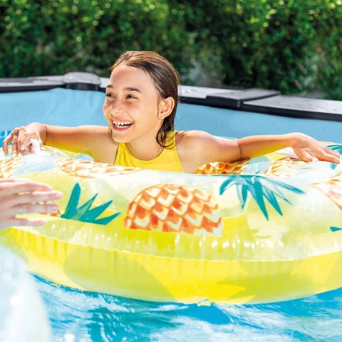 Piscine Tubulaire Rectangulaire Intex Graphite 4 X 3 X 1,24 M 7 Piscine Tubulaire Rectangulaire Intex Graphite 4 X 3 X 1,24 M – Image 5