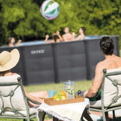 Piscine Tubulaire Rectangulaire Intex Graphite 4 X 3 X 1,24 M 13 Piscine Tubulaire Rectangulaire Intex Graphite 4 X 3 X 1,24 M -Raviday Piscine 26396gn piscine tubulaire rectangulaire intex graphite 4 3 1 24 m ambiance detente