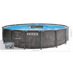 Devant -Raviday Piscine 26742np piscine tubulaire ronde intex baltik 4 57 122 dimensions