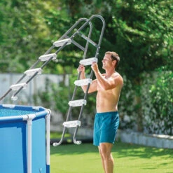 Kit Piscine Tubulaire Ronde Intex Metal Frame 4,57 X 1,22 M 12 Kit Piscine Tubulaire Ronde Intex Metal Frame 4,57 X 1,22 M -Raviday Piscine 28242np6 kit piscine metalframe pool 457 122 m intex echelle