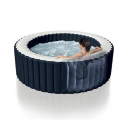 Spa Gonflable Intex PureSpa Blue Navy 4 Places -Raviday Piscine 28406ex 11 2