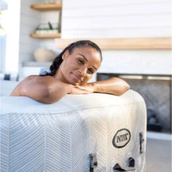 Spa Gonflable Intex PureSpa Chevron 4 Places 15 Spa Gonflable Intex PureSpa Chevron 4 Places -Raviday Piscine 28446ex spa gonflable intex purespa chevron 4 places solo