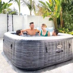 Spa Gonflable Intex Pure Spa Ardoise 6 Places - Emplacement Cartouches S2 -Raviday Piscine 28452np spa gonflable ardoise 6 places 3