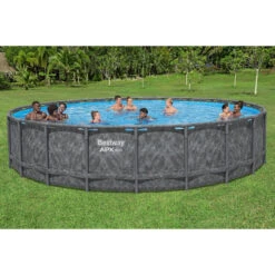 Piscine Tubulaire Ronde Bestway APX 365 6,71 X 1,32 M + Filtration + Accessoires 12 Piscine Tubulaire Ronde Bestway APX 365 6,71 X 1,32 M + Filtration + Accessoires -Raviday Piscine 561jz piscine tubulaire ronde bestway apx 365 671 132 ambiance