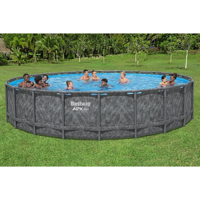Piscine Tubulaire Ronde Bestway APX 365 6,71 X 1,32 M + Filtration + Accessoires 5 Piscine Tubulaire Ronde Bestway APX 365 6,71 X 1,32 M + Filtration + Accessoires – Image 3