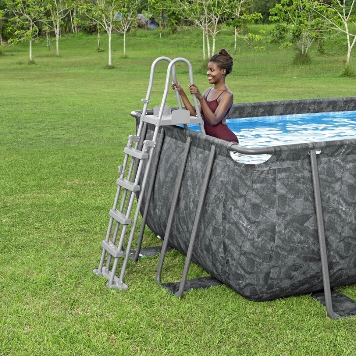 Piscine Tubulaire Rectangulaire Bestway APX 365 5,49 X 2,74 X 1,32 M + Filtration + Accessoires 7 Piscine Tubulaire Rectangulaire Bestway APX 365 5,49 X 2,74 X 1,32 M + Filtration + Accessoires – Image 5