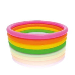 Piscinette Gonflable INTEX Sunset Glow XXL - Ø 168 X H 46 Cm