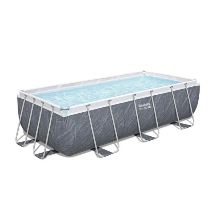 Piscine Tubulaire Rectangulaire Bestway Steel Pro Max 4,04 X 2,01 X 1,00 Aspect Marbré 4 Piscine Tubulaire Rectangulaire Bestway Steel Pro Max 4,04 X 2,01 X 1,00 Aspect Marbré – Image 2