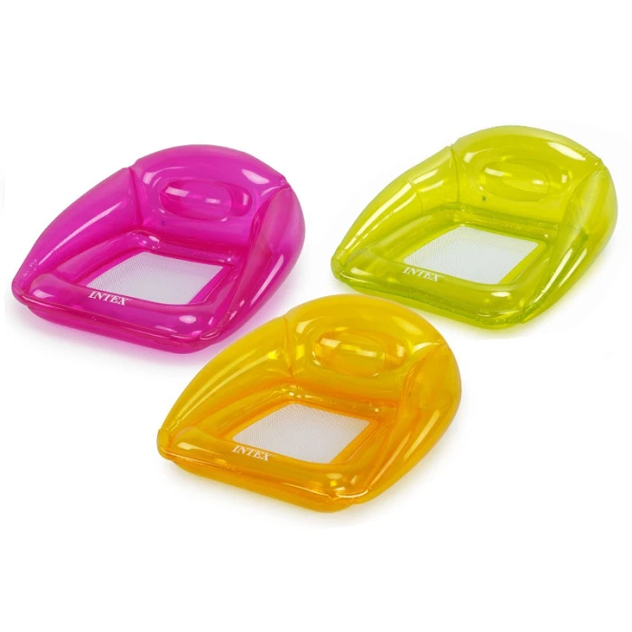 Fauteuil Gonflable Candy Maille Intex - Vert 4 Fauteuil Gonflable Candy Maille Intex - Vert – Image 2