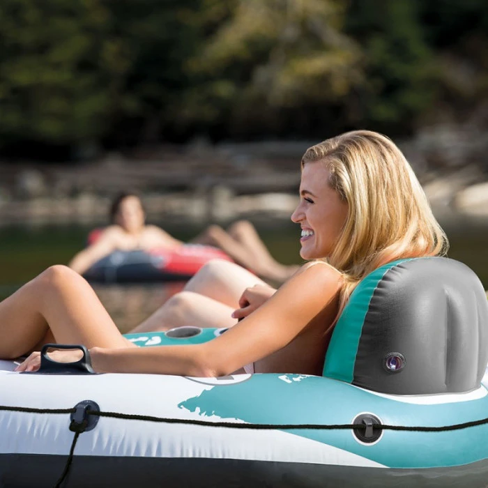 Fauteuil Gonflable De Piscine INTEX River Run Turquoise 4 Fauteuil Gonflable De Piscine INTEX River Run Turquoise – Image 2