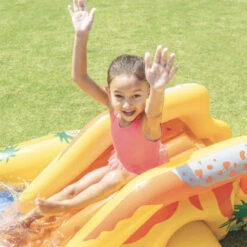 Aire De Jeux Gonflable Intex Jurassic / Dinosaure -Raviday Piscine 57444np aire de jeux gonflable jurassic 5