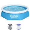 Piscine Autoportée Bestway Fast Set 2,44 X 0,61 M + Épurateur 2 Piscine Autoportée Bestway Fast Set 2,44 X 0,61 M + Épurateur -Raviday Piscine 57450 piscine autoportee bestway fast set 244 66 filtre cartouche