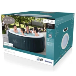 Spa Gonflable Bestway Lay-Z-Spa MIAMI EnergySense Airjet 6 Places -Raviday Piscine 6001d spa gonflable bestway lay z spa miami airjet 6 places packaging