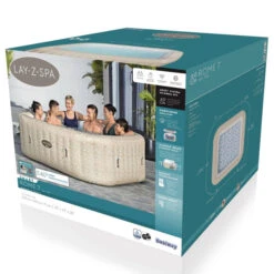 Spa Gonflable Bestway Lay-Z-Spa ROME EnergySense Airjet 7 Places 21 Spa Gonflable Bestway Lay-Z-Spa ROME EnergySense Airjet 7 Places -Raviday Piscine 6001m spa gonflable bestway lay z spa rome airjet 7 places packaging