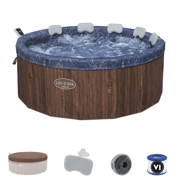 Spa Semi-rigide Bestway Lay-Z-Spa TORONTO Smart Airjet 7 Places 4 Spa Semi-rigide Bestway Lay-Z-Spa TORONTO Smart Airjet 7 Places – Image 2