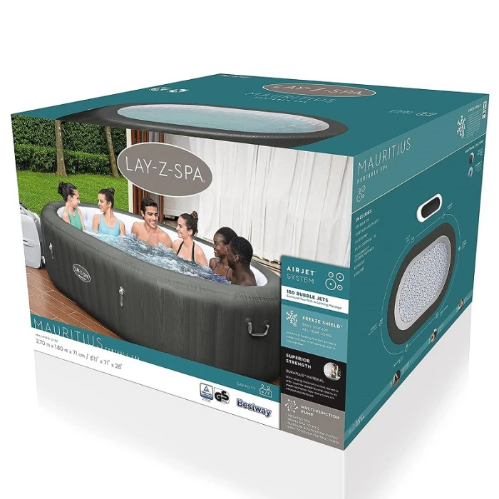 Spa Gonflable Bestway Lay-Z Spa MAURITIUS AirJet 7 Places 9 Spa Gonflable Bestway Lay-Z Spa MAURITIUS AirJet 7 Places – Image 7