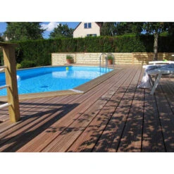 Piscine En Bois Octogonale Ubbink Océa 6,10 X 4,00 X 1,30 M - Liner Bleu 7 Piscine En Bois Octogonale Ubbink Océa 6,10 X 4,00 X 1,30 M - Liner Bleu -Raviday Piscine 7504508 piscine bois octogonale ubbink ocea 400 610 bleu ambiance 2