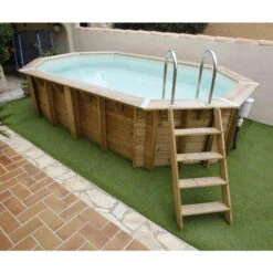 Piscine En Bois Octogonale Ubbink Océa 5,50 X 3,55 X 1,20 M - Liner Beige 12 Piscine En Bois Octogonale Ubbink Océa 5,50 X 3,55 X 1,20 M - Liner Beige -Raviday Piscine 7504594 piscine bois octogonale ubbink ocea 355 550 beige echelle