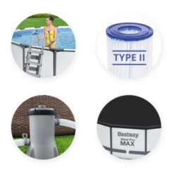 Piscine Tubulaire Ronde Bestway Steel Pro Max 4,57 X 1,22 M 15 Piscine Tubulaire Ronde Bestway Steel Pro Max 4,57 X 1,22 M -Raviday Piscine accessoires 1