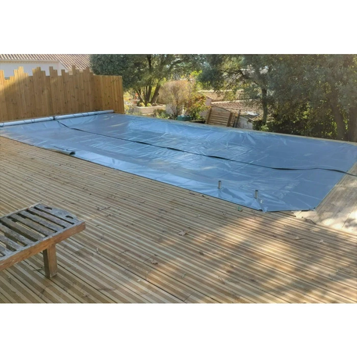 Couverture De Sécurité 4 Saisons Cov'Top - Piscine Entre 2 X 4 M Et 2,5 X 5 M - Gris 7 Couverture De Sécurité 4 Saisons Cov'Top - Piscine Entre 2 X 4 M Et 2,5 X 5 M - Gris – Image 5