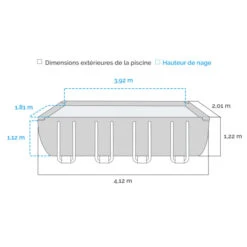 Piscine Tubulaire Rectangulaire Bestway Power Steel 4,12 X 2,01 X 1,22 Aspect Résine 9 Piscine Tubulaire Rectangulaire Bestway Power Steel 4,12 X 2,01 X 1,22 Aspect Résine -Raviday Piscine dimensions piscine tubulaire rectangulaire bestway power steel 412 201 122 1