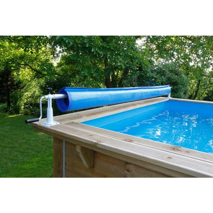 Enrouleur De Bâche à Bulles Pour Piscine En Bois Ubbink Xtra 6 Enrouleur De Bâche à Bulles Pour Piscine En Bois Ubbink Xtra – Image 4