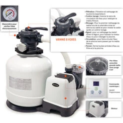 Filtre à Sable INTEX 10 M³/h 15 Filtre à Sable INTEX 10 M³/h -Raviday Piscine filtre sable intex schema 2