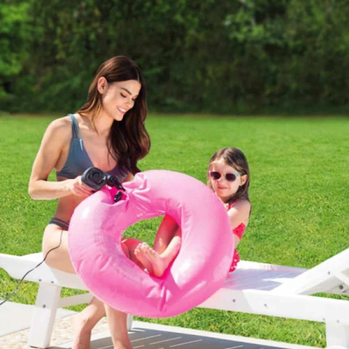 Gonfleur électrique 12/220 V Pour Matelas Et Jeux Piscine Intex 6 Gonfleur électrique 12/220 V Pour Matelas Et Jeux Piscine Intex – Image 4