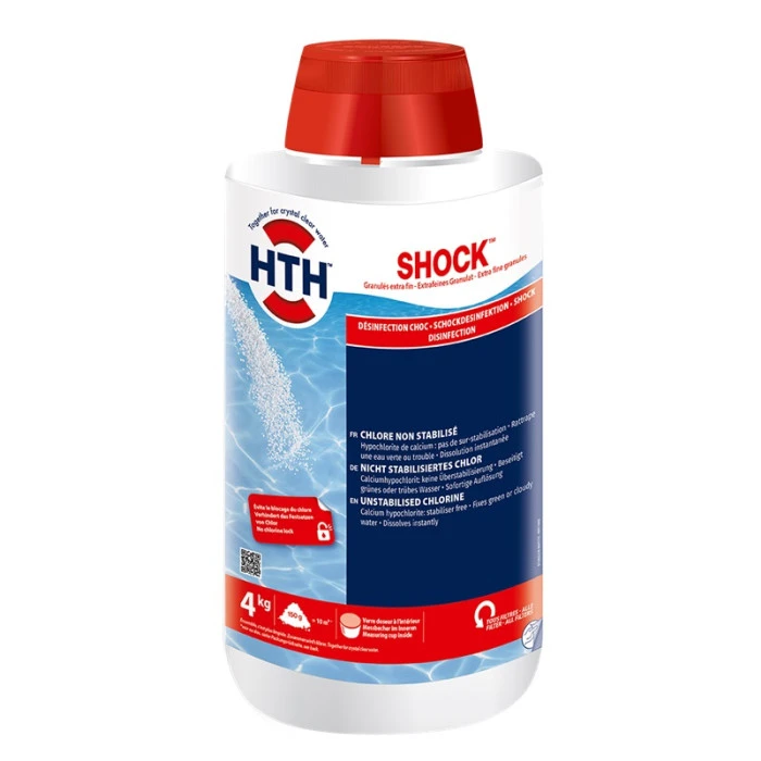 HTH Shock - Chlore Non Stabilisé Poudre 4 Kg 3 HTH Shock - Chlore Non Stabilisé Poudre 4 Kg