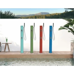 Douche Solaire Jolly Go 20L-Bleu Capri 7 Douche Solaire Jolly Go 20L-Bleu Capri -Raviday Piscine jolly go galerie 06