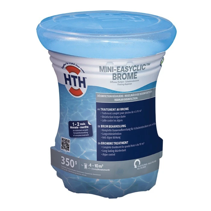 HTH Mini Easyclic Brome - Diffuseur Flottant Traitement Au Brome 350 G - Pour Piscine 4 à 10 M³ 3 HTH Mini Easyclic Brome - Diffuseur Flottant Traitement Au Brome 350 G - Pour Piscine 4 à 10 M³