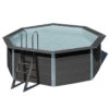 GRE Piscine Ronde Composite Gré Avantgarde - Ø 4,10 X 1,24 M -Raviday Piscine kpco41 piscine ronde composite gre diam 410 124