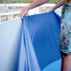 Liner Bleu Pour Piscine GRE - Ø 3,50 X 1,20 M - 30/100e