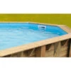 Liner Pour Piscine En Bois Ubbink - 400 X 550 Cm - Bleu -Raviday Piscine liner bleu 2 4 1