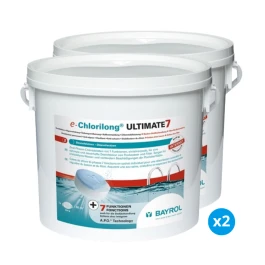Lot De 2 E.Chlorilong Ultimate 7 Bayrol - Galets De Chlore Bi-phase 7 Fonctions 4,8 Kg 3 Lot De 2 E.Chlorilong Ultimate 7 Bayrol - Galets De Chlore Bi-phase 7 Fonctions 4,8 Kg