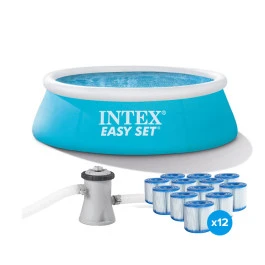 Pack Piscine Autoportée Intex Easy Set 1,83 X 0,51 M + Essentiels 3 Pack Piscine Autoportée Intex Easy Set 1,83 X 0,51 M + Essentiels