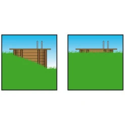 Piscine En Bois Rectangulaire Ubbink Linéa 11,00 X 5,00 X 1,40 Cm - Liner Bleu 7 Piscine En Bois Rectangulaire Ubbink Linéa 11,00 X 5,00 X 1,40 Cm - Liner Bleu -Raviday Piscine picto coupe semi enterre enterre