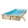 Piscine En Bois Rectangulaire Ubbink Azura 4,30 X 3 X 1,26 M - Liner Bleu 1 Piscine En Bois Rectangulaire Ubbink Azura 4,30 X 3 X 1,26 M - Liner Bleu -Raviday Piscine piscine azura ubbink 430 300 126 bleu