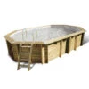 Piscine En Bois Octogonale Ubbink Océa 5,50 X 3,55 X 1,20 M - Liner Gris 1 Piscine En Bois Octogonale Ubbink Océa 5,50 X 3,55 X 1,20 M - Liner Gris -Raviday Piscine piscine bois ocea ubbink 355x550cm gris 1