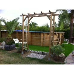 Ubbink Piscine En Bois Octogonale 8,60 X 4,70 X 1,30 M - Liner Gris 7 Ubbink Piscine En Bois Octogonale 8,60 X 4,70 X 1,30 M - Liner Gris -Raviday Piscine piscine bois octogonale ubbink ocea 470 860