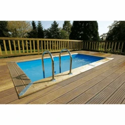 Piscine En Bois Rectangulaire Ubbink Linéa 4,50 X 2,50 X 1,40 M - Liner Gris 12 Piscine En Bois Rectangulaire Ubbink Linéa 4,50 X 2,50 X 1,40 M - Liner Gris -Raviday Piscine piscine bois urban pool 450 x 250 x h140m