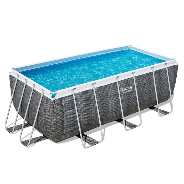 Piscine Tubulaire Rectangulaire Bestway Power Steel 4,12 X 2,01 X 1,22 Aspect Résine 2 Piscine Tubulaire Rectangulaire Bestway Power Steel 4,12 X 2,01 X 1,22 Aspect Résine