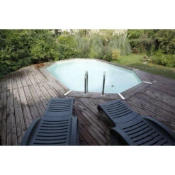 Piscine En Bois Octogonale Ubbink Azura 4,90 X 3,55 X 1,30 M - Liner Beige 11 Piscine En Bois Octogonale Ubbink Azura 4,90 X 3,55 X 1,30 M - Liner Beige -Raviday Piscine piscine ubbink azura 490 355 130 beige 2