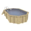 Piscine En Bois Octogonale Ubbink Azura 4,90 X 3,55 X 1,30 M - Liner Bleu -Raviday Piscine piscine ubbink azura 490 355 130 bleu