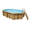 Piscine En Bois Octogonale Ubbink Azura 6,10 X 4 X 1,20 M - Liner Bleu -Raviday Piscine piscine ubbink azura 610 400 120 bleu