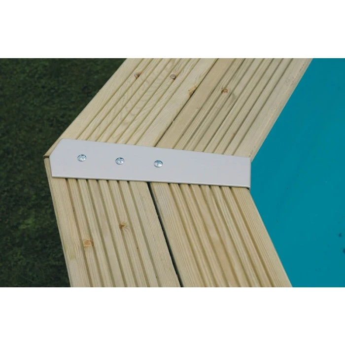 Piscine En Bois Octogonale Ubbink Azura 6,10 X 4 X 1,20 M - Liner Bleu 7 Piscine En Bois Octogonale Ubbink Azura 6,10 X 4 X 1,20 M - Liner Bleu – Image 5